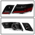 Acanii For 2007 2008 2009 Toyota Camry L Le Se Xle Black Led Tail Lights Brake Lamps 4pcs Replacement Set Left Right
