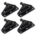 5 08mm Ball Stud Mounting Bracket L-type Mounts Steel Gas Strut Mount Universal Spring Lift For Shock Support Prop 2pcs Black 