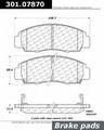 Premium 301 07870 Front Ceramic Brake Pads For Acura Cl Rl Tsx 2001 To 2010 And Honda Accord 2003 2011 