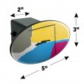 Graphics More Genesis Abacab Oval Tow Trailer Hitch Cover Plug Insert