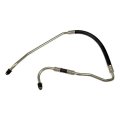 Engine Oil Cooler Hose For Gmc Jimmy 1995 Rubber And Metal Material Metallic Gray Replacement 15953703 Male Threads Ends 