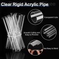 Clear Rigid Acrylic Pipe 60mm 2 36 Id X 65mm 56 Od 10 Round Polycarbonate Tube Plastic Tubing For Plumbing Lighting Aquarium