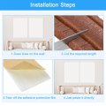 Uxcell Flexible Wall Molding Trim 2pcs 8ft X 4 In Baseboard Self Adhesive Border Foam For Home Office And Hotel Diy Decoration