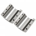 Kuafu Split Collar Tube Clamp Compatible With 2 Od Size Steel Weldable Bolt On Roll Bar Cage Clamps Mounts -1 Pcs
