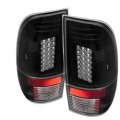 Spyder Auto Led Tail Lights Black Clear 