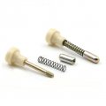 Housoutil 30 Pcs Accesories Spring Pin Bed Latches Screen Plunger For Cage Loaded Crib Window Plastic Board Fasten