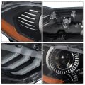 Headlight Assembly With Drl Replacement For Mustang 2018-2020 Housing Black Lamp Set Passenger Side Rh 1pc Jr3z13008a