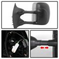 Acanii Telescoping Towing Power Heat Driver Side Mirror For 99-07 Ford F250-f550 Superduty 2000-2005 Excursion Left