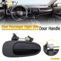 Door Handle Exterior Rear Passeneger Right Side Replacement Fit 1993-1997 For Geo Prizm Corolla Outside Black