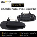 Door Handle Exterior Rear Passeneger Right Side Replacement Fit 1993-1997 For Geo Prizm Corolla Outside Black