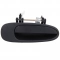 Door Handle Exterior Rear Passeneger Right Side Replacement Fit 1993-1997 For Geo Prizm Corolla Outside Black 