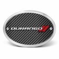 Ipick Image Made For Dodge Durango 3d Logo On Carbon Fiber Look Oval Billet Aluminum 2 Tow Hitch Cover