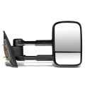 Dna Motoring Twm-003-t222-bk-r Right Passenger Side Manual Tow Mirror For 07-13 Silverado 1500hd 2500hd Suburban 1500 2500 