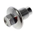 Engine Oil Drain Plug For Ram 1500 And Promaster 3500 2019 2025 Carbon Steel Silver Flanged Hex Replaces 6506214aa 