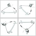 Power Electric Window Regulator With Motor Front Right Side Replacement For Mazda Protege 1999-2003 Bj0e58590e 