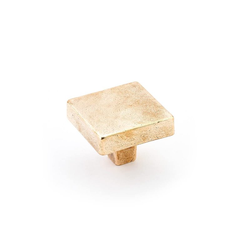 Schaub 815-nb Vinci Collection 1-3 4 Dia Square Knob Natural Bronze