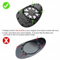 X Autohaux Car Rearview Mirror Glass Replacement With Backing Plate Heated Left Side Driver For Bmw 335i 135i 330xi 128i