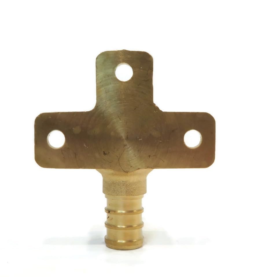 8 Pack 1 2 In Pex Brass Drop Ear Elbows Crimp Barbed Fittings Replace Sharkbite Uc334lf Lead Free Connectors