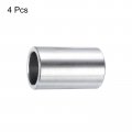 Uxcell 4pcs Stainless Steel Spacer 3 Bore X 1 Od 1-1 2 Length Screw Standoff Bushing Plain Finish Round Metal For 4 Screws