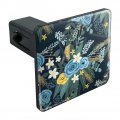 May Floral Pattern Tow Trailer Hitch Cover Plug Insert