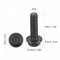 Uxcell Metric M10x35mm Hex Flange Bolts 3pcs 10 9 Grade Carbon Steel Hexagon Head Screws