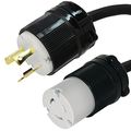 Nema L6-30 Extension Power Cord 8 Foot 30a 250v 10 3 Sjoow Iron Box Ibx-5803-08 