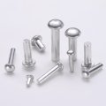 150 Pcs Brazier Head Solid Aluminum Rivets M3 Dia X 5mm Length Round Boat For Repairing Boats Machinery Aircraft Automobile 