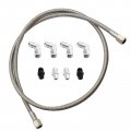 Secosautoparts Automatic Transmission Cooler Black Lines Kit 6an Hose Line For Gm 4l60e 4l65e