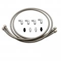 Secosautoparts Automatic Transmission Cooler Black Lines Kit 6an Hose Line For Gm 4l60e 4l65e