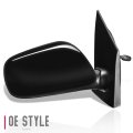 To1321232 Oe Style Manual Passenger Right Side View Door Mirror Compatible With Toyota Yaris Sedan 07-12