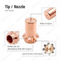 Weldingstop Kp2063-1b1 Electrodes Tip Nozzle Kp2062-3b1 Drag Shield Kp2065-1 Fit Lincoln Electric Pro-cut 55 80 Torch Pkg-16