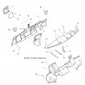 Polaris Ranger Glovebox Cover Textured Gloss Black Genuine Oem Part 5453543-070 Qty 1