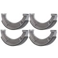 Rear 2 Pair Semi Metallic Brake Shoes For Yamaha Big Bear 350 1996 To 1999 400 Grizzly 600 Kodiak And 450 Seca Xs400 