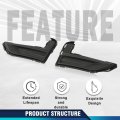 Fog Light Covers Pair For Nissan Rogue 2017 2018 2019 2020 Fits S Sl Sv And Special Edition Hybrid Submodels Black Abs Plastic