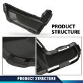 Fog Light Covers Pair For Nissan Rogue 2017 2018 2019 2020 Fits S Sl Sv And Special Edition Hybrid Submodels Black Abs Plastic