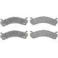 Front Brake Pad Set For Gmc Savana 1500 2003 To 2014 Metallic Friction Material Bonded Silver Classification Replacement 