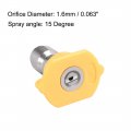 Uxcell Pressure Washer Spray Nozzle Tips 1 4 Stainless Steel 2 Pcs5 Degree 1 6mm Orifice Diameter