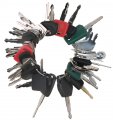 Solarhome 42 Keys Heavy Equipment Set Construction Ignition For Case Cat Komatsu John Deere Jcb Volvo Excavator Master Key
