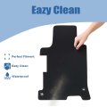 Floor Mats Carpet For Volkswagen Golf R 2015 2019 4 Piece Set Black Velour And Plastic Front Rear Interior Direct Replacement