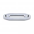 Anodized Silver 6 X 2 Hawse Fairlead Billet Aluminum Yellow Forged Steel 3 16 1 4 Grade 80 Clevis Hook 17000lbs Synthetic Winch