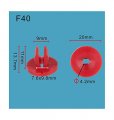 Autobahn88 Splash Shield-under Cover Nut Compatible With Ford Oem 702438s300 Pack Of 20