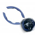 G-plus Universal 15 Steering Wheel Cover Car Anti-skid 2pcs Grip Protector Compatible With Most Trucks Suv Sedans Blue