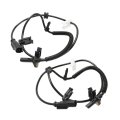 Rear Abs Speed Sensor Pair For Chevy Traverse 2009 2016 2 Prong Terminal With Wiring Harness Fits 25860219 