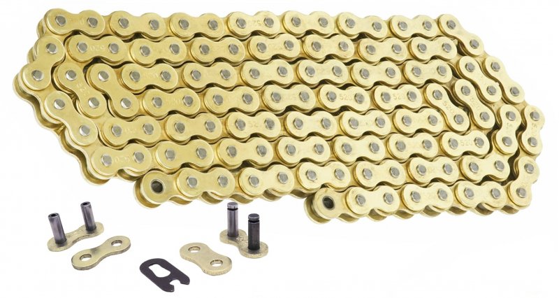 Gold Drive Chain For Kawasaki Ninja 650 R Ex650a J 2006-2011