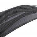 Hecasa Rear Trunk Spoiler Wing For 2014-2023 Infiniti Q50 Roof Lip Jdm Style Carbon Fiber Painted