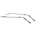 St82 Fuel Tank Straps For Lexus And Toyota Steel Brushed Finish 