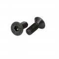 Uxcell M3x8mm Black Nickle Plated Grade 10 9 Flat Head Hex Socket Cap Screw Bolt 50pcs
