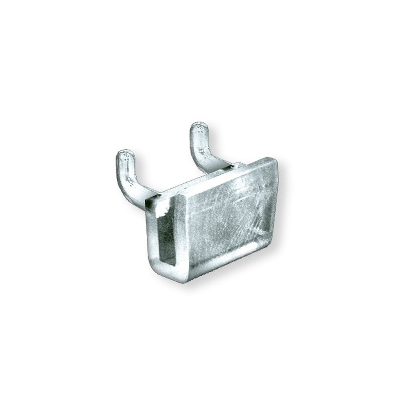 Azar Displays 7021 1 25 W X 0 5 D 0 75 H Plastic U-hook 20 Pack