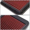 Auto Dynasty High Flow Engine Air Panel Filter Drop-in Reusable Washable For Gs300 Is300 Red