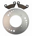 Rear Brake Rotor Pads Arctic Cat 400 4x4 Tbx Trv 2005 2006 2007 2008 2009 